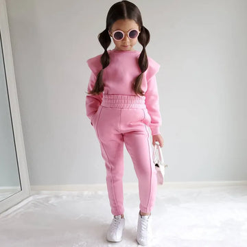 Little Fashionista Princess 2Pc Chic & Modern Sweater and Pant Ensemble.